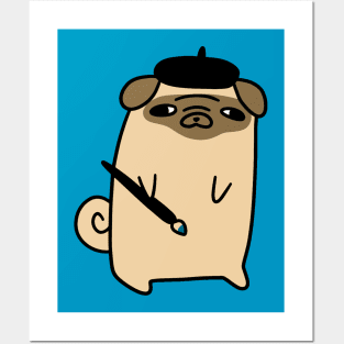 Artist Pug Posters and Art